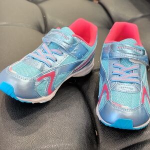 Tsukihoshi Blue and Pink Kids Athletic Sneakers